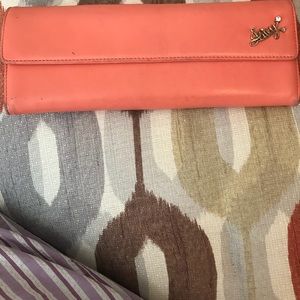 Juicy couture wallet salmon color